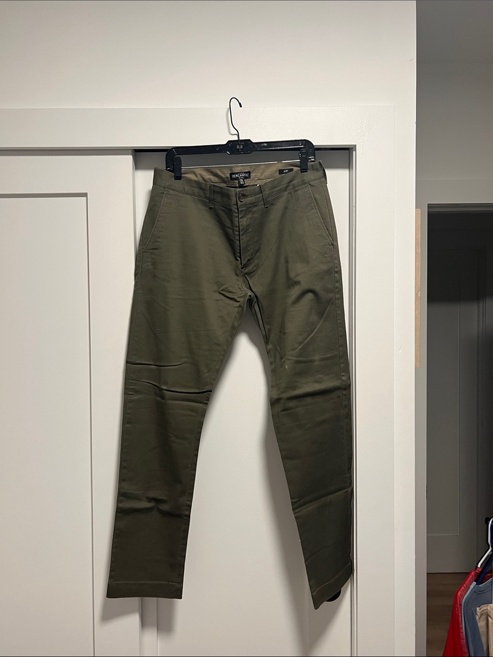 J Crew Men's Olive Green Chino Pants